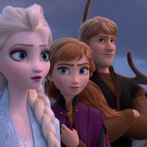 HANDOUT - 28.05.2019, ---: Königin Elsa (v.l.n.r.), Anna, Kristoff und Rentier Sven in einer Szene des Films "Die Eiskönigin 2" (undatierte Filmszene). Der Film kommt am 20.11.2019 in die deutschen Kinos. (zu dpa-Kinostarts vom 14.11.2019) Foto: -/Disney/dpa - ACHTUNG: Nur zur redaktionellen Verwendung bis zum 19.03.2020 im Zusammenhang mit einer Berichterstattung über den Film und nur mit vollständiger Nennung des vorstehenden Credits +++ dpa-Bildfunk +++