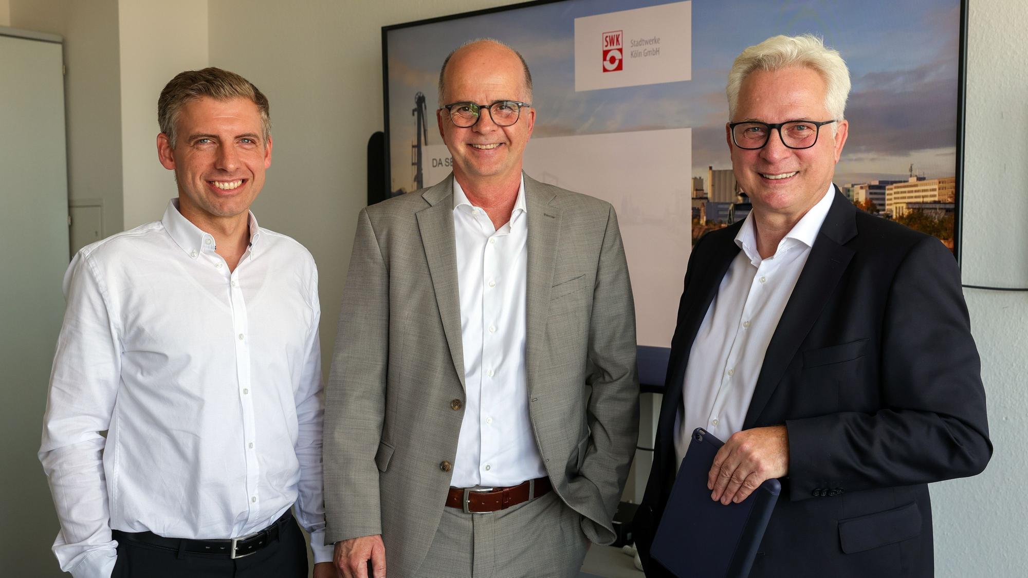 Stellten die Finanzübersicht vor: (v.l.n.r.) Pascal Guhl, Markus Greitemann und Andreas Röhrig.