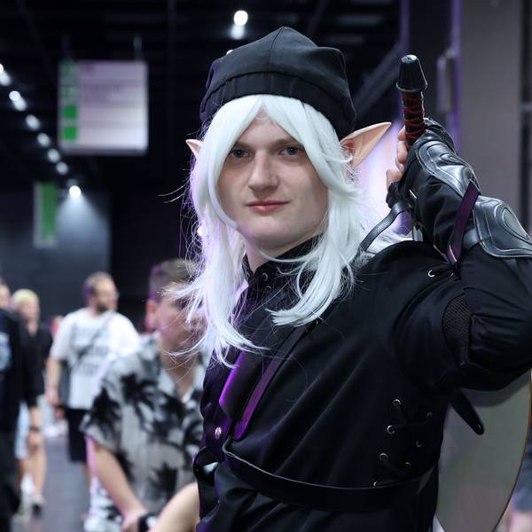 Collin Seidt (21) ist einer der kostümierten Besucher auf der Kölner Gamescom.