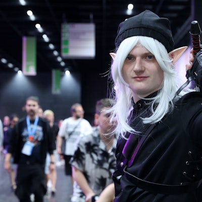 Collin Seidt (21) ist einer der kostümierten Besucher auf der Kölner Gamescom.