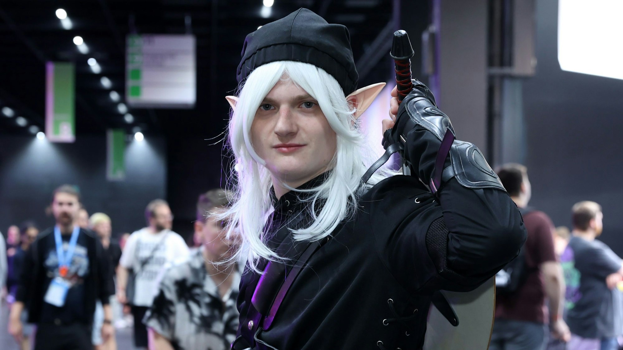 Collin Seidt (21) ist einer der kostümierten Besucher auf der Kölner Gamescom.