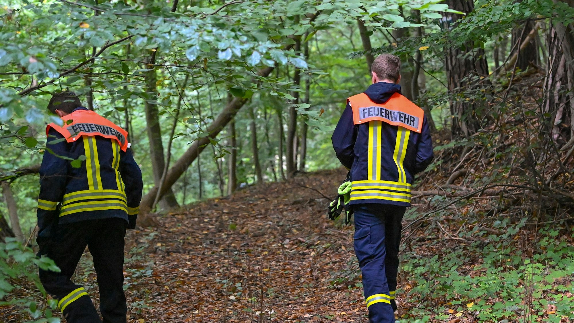 Die Feuerwehr suchte unter anderem mit einer Drohne nach der vermissten Frau. Hier ein Symbolfoto.