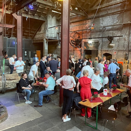 Empfang der SPD-Fraktion im Industriemuseum Freudenthaler Sensenhammer.