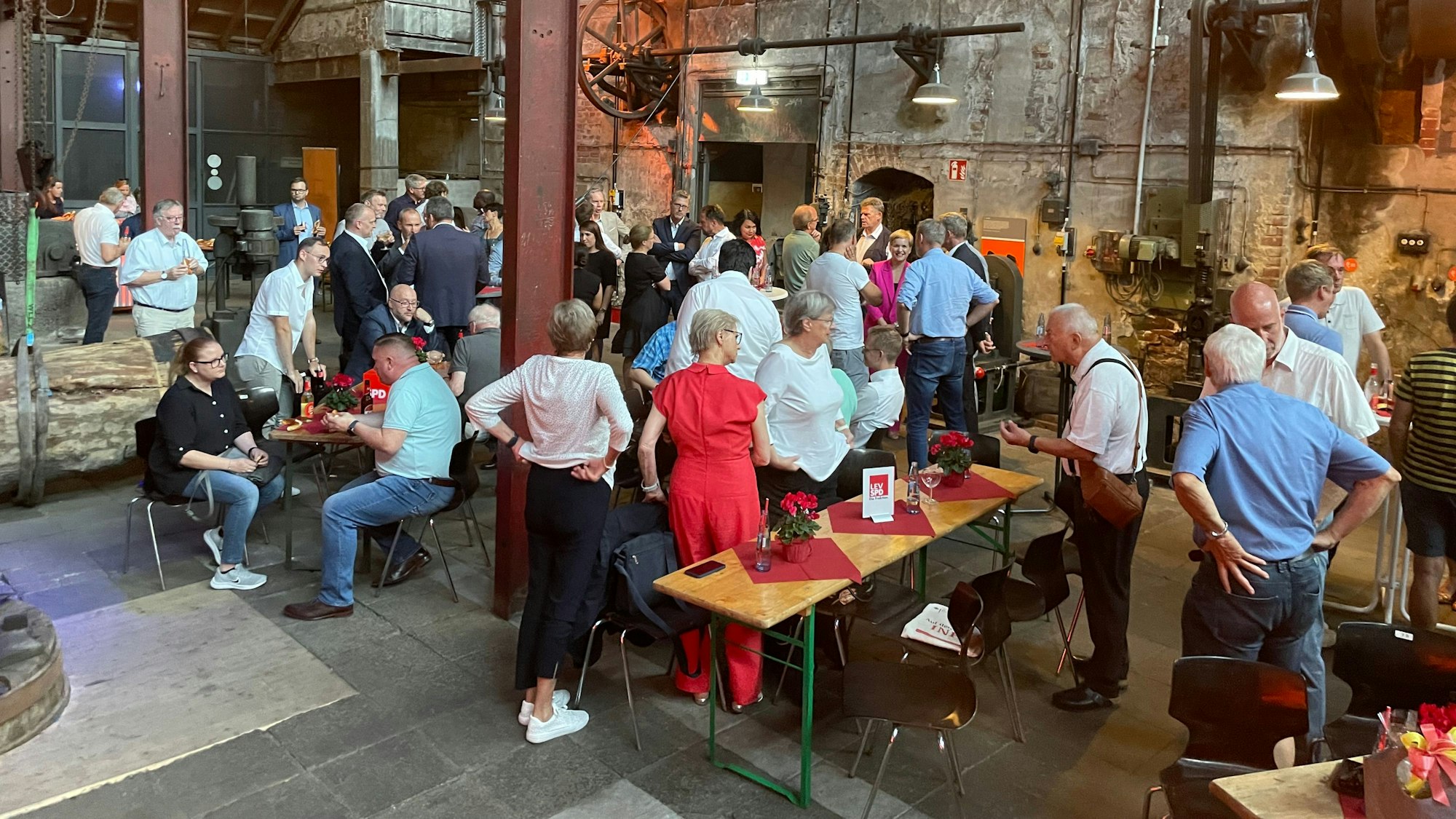 Empfang der SPD-Fraktion im Industriemuseum Freudenthaler Sensenhammer.