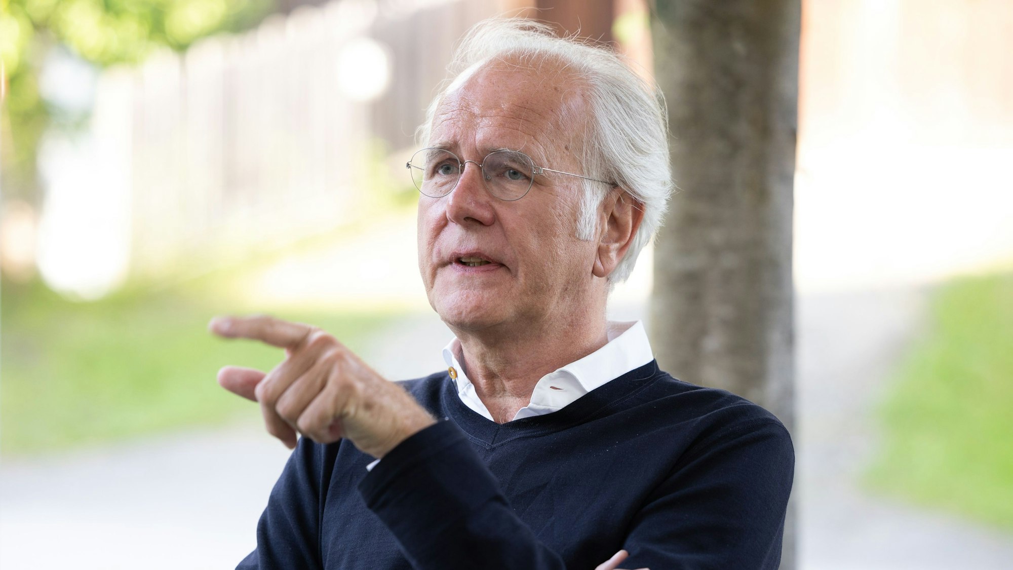 Harald Schmidt spricht im Rahmen eines Interviews mit der österreichischen Nachrichtenagentur APA. (Archivbild)