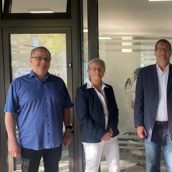 Das Pfarrteam in Leichlingen: Pfarrer Ulrich Görn (v.l.), Pfarrerin Petra Steffen, Pfarrer Lehmann-Pape und Diakonin Petra Schütz
