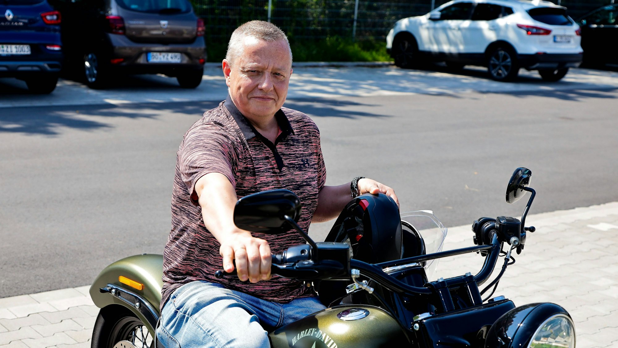 Polizeihauptkommissar Frank Lindenbeck nimmt an den Invictus Games teil.