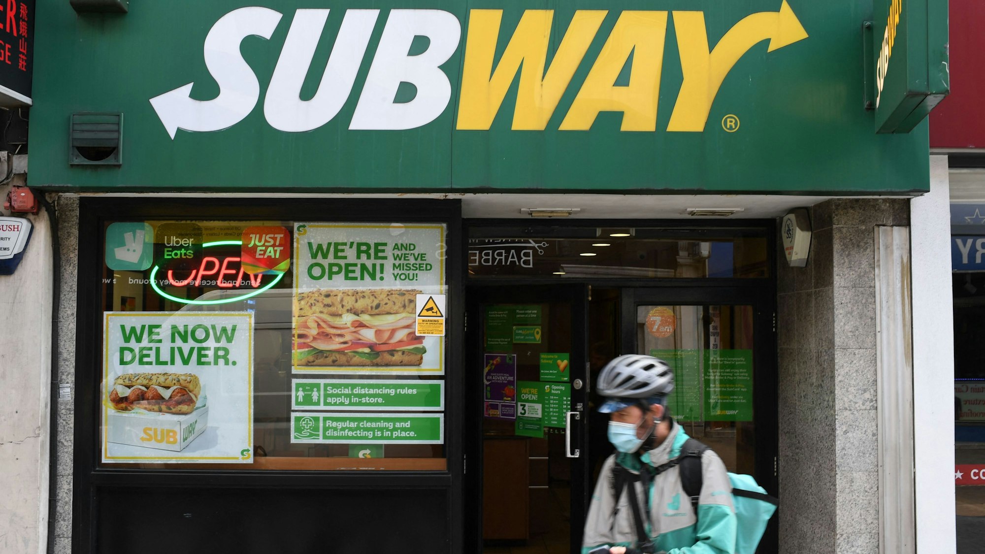 Eine Subway-Filiale in London.