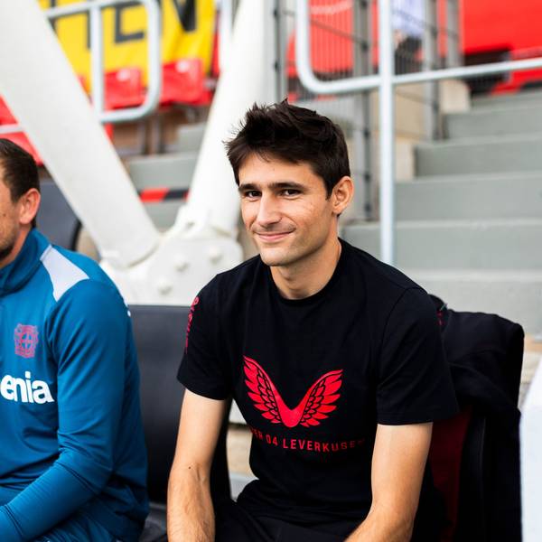 Bayer 04 Leverkusen, Nachwuchsbereich, U17: Trainer Sergi Runge (rechts) mit seinem neuen Co-Trainer Adrian Grümer