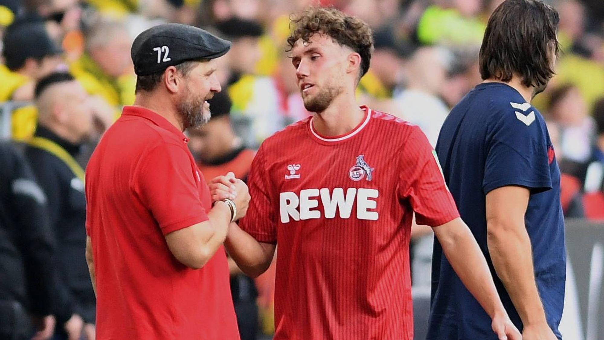 Steffen Baumgart nahm Luca Waldschmidt in Dortmund nach 66 Minuten vom Feld, dennoch war der Trainer zufrieden mit dem Zugang aus Wolfsburg.