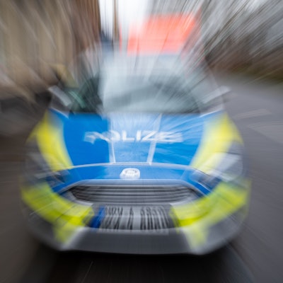 Ein Einsatzfahrzeug der Köln Polizei.