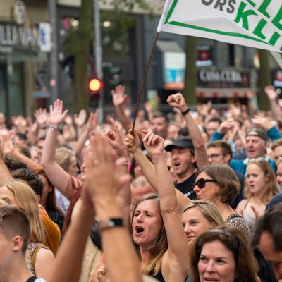 27.08.2023, Köln: Konzert im Rahmen des Gamescom City-Festivals mit dem Motto Arsch huh fürs Klima! Foto: Uwe Weiser