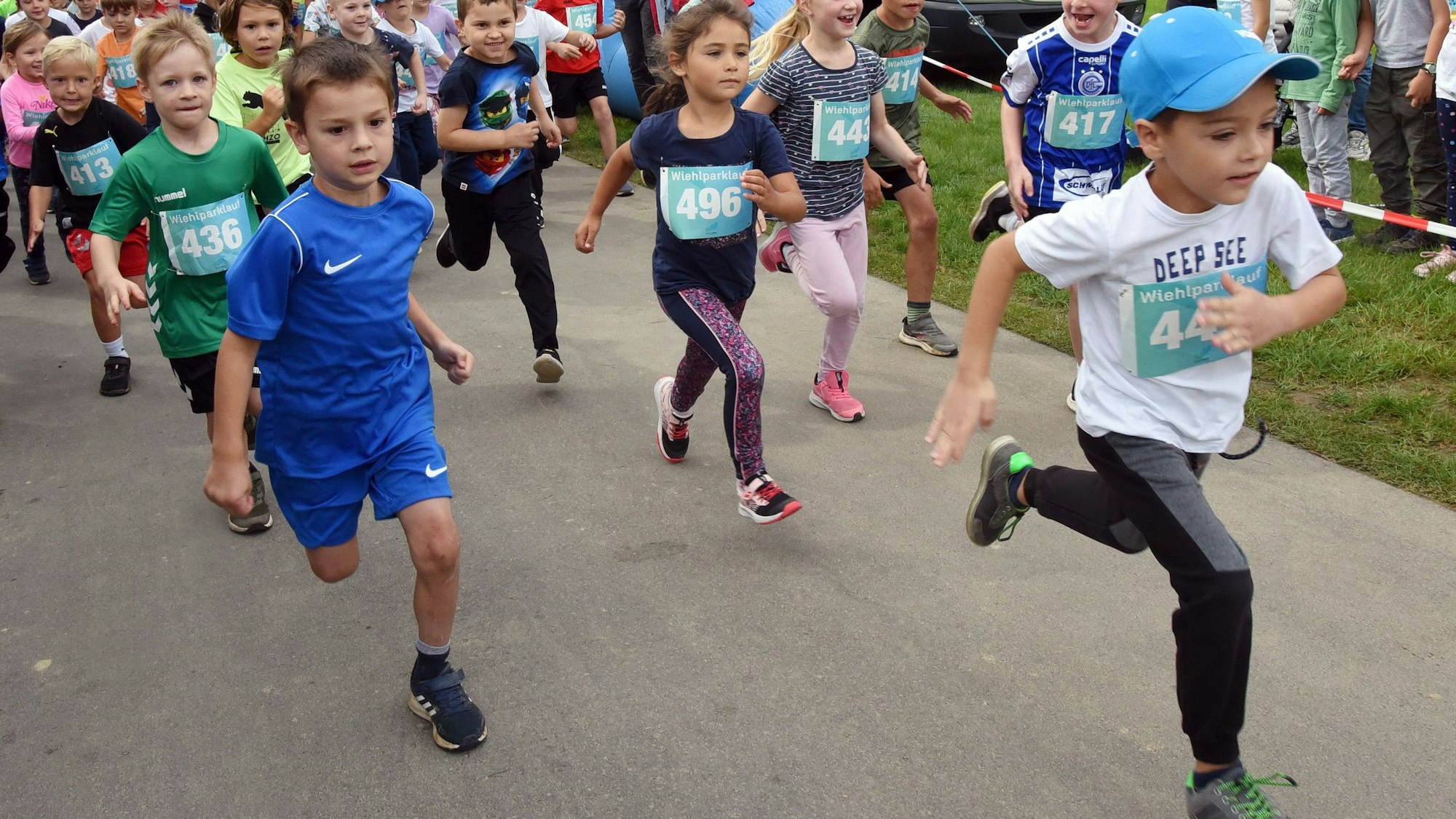 Der Sonntag gehörte vor allem die kleinsten Wiehlerinnen und Wiehlern, die zum Beispiel beim Wiehlparklauf an den Start gingen.
