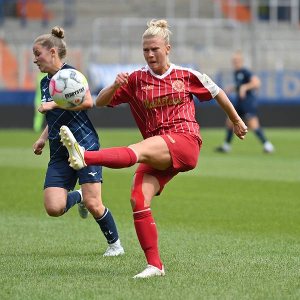 Annika Boden Fortuna Köln, 3 klärt den Ball, 13.08.2023, Bochum Deutschland, Fussball, DFB Pokal der Frauen Runde 1 - VFL Bochum - Fortuna Köln, DFB/DFL REGULATIONS PROHIBIT ANY USE OF PHOTOGRAPHS AS IMAGE SEQUENCES AND/OR QUASI-VIDEO. *** Annika Boden Fortuna Cologne, 3 clears the ball, 13 08 2023, Bochum Germany , Football, DFB Cup Womens Round 1 VFL Bochum Fortuna Cologne, DFB DFL REGULATES PROHIBIT ANY USE OF PHOTOGRAPHS AS IMAGE SEQUENCES AND OR QUASI VIDEO xmkx