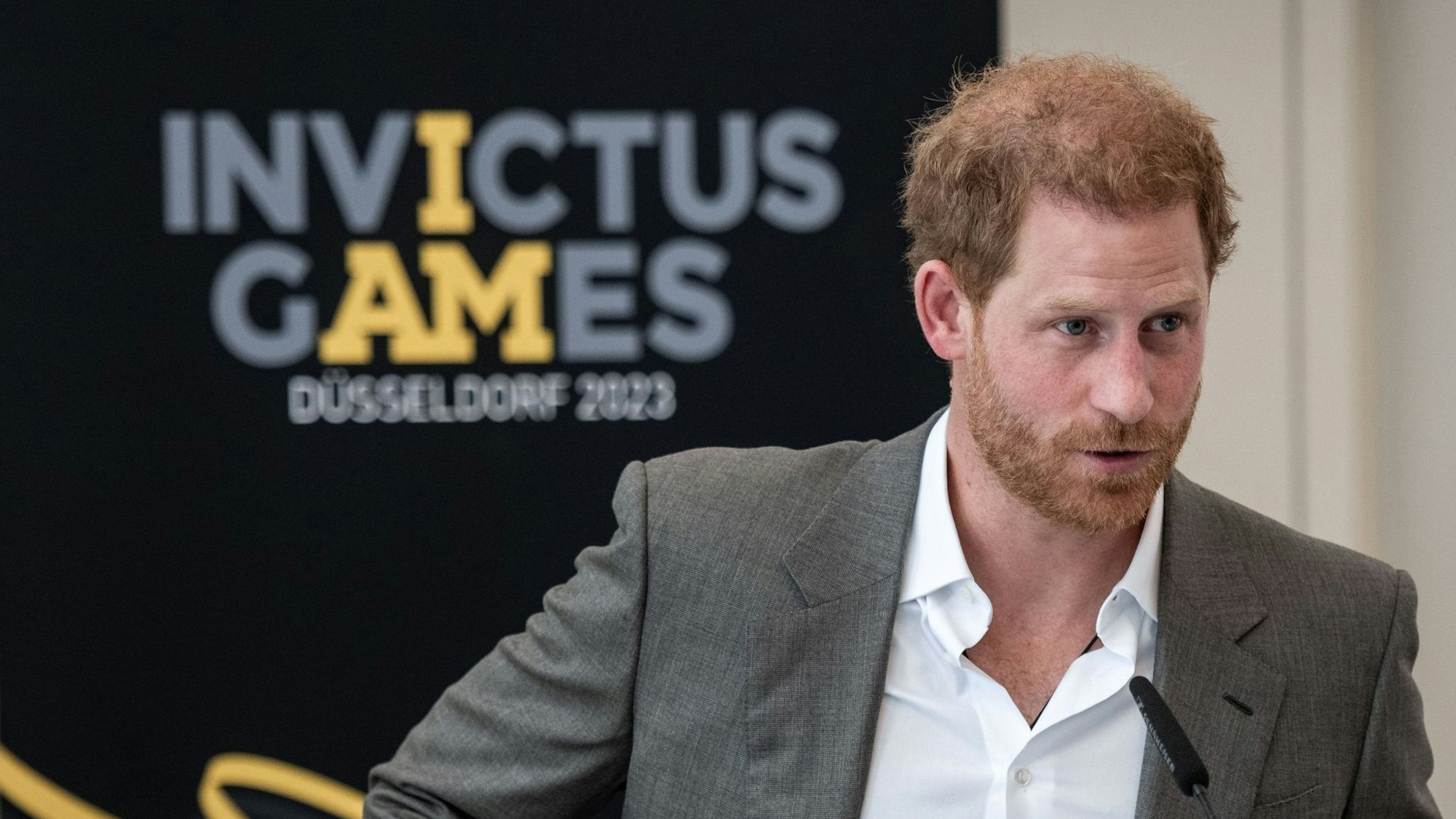 Prinz Harry bei einem Presse-Termin zu den Invictus Games.