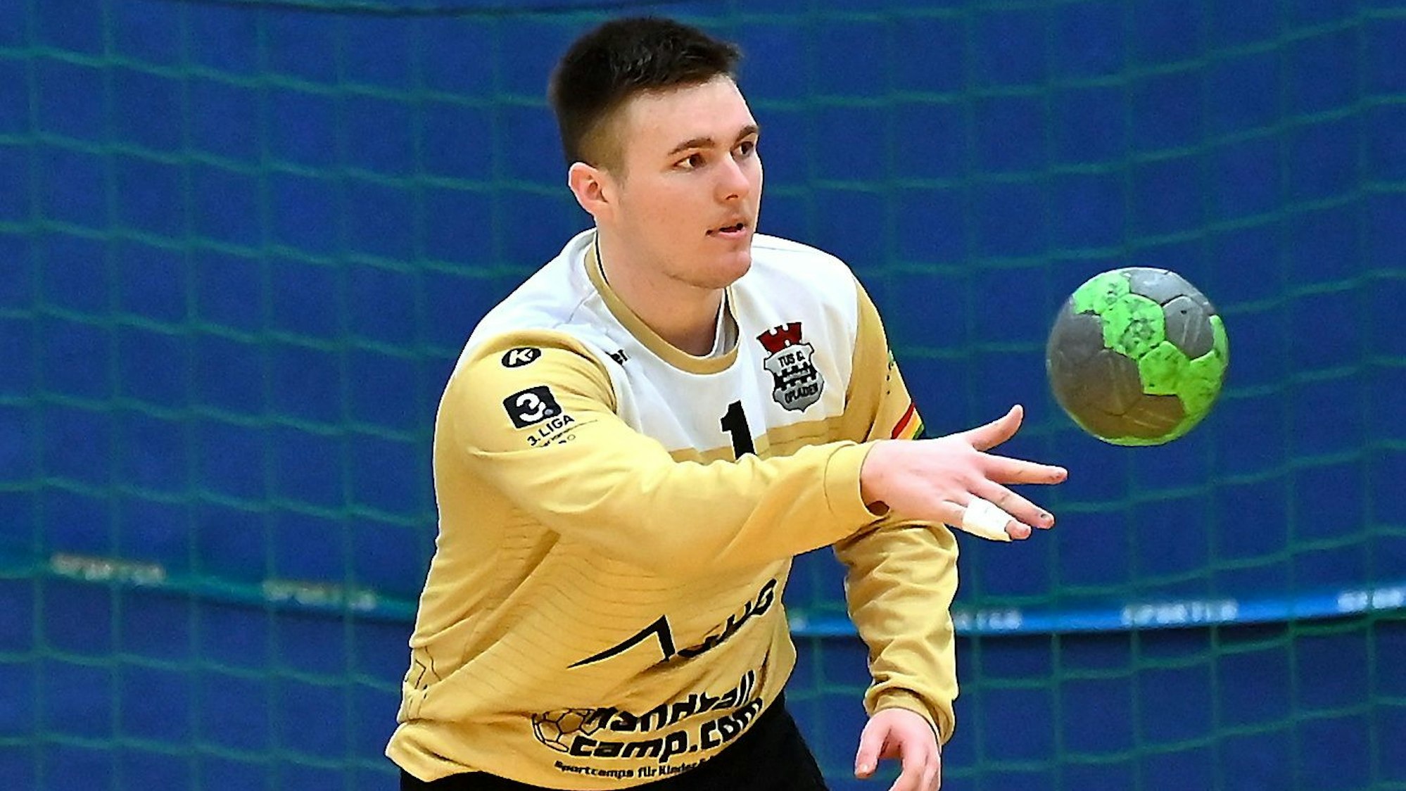 04.02.2023, Handball-Tus Opladen-Hamm
Louis Oberosler (Opladen)
Foto: Uli Herhaus