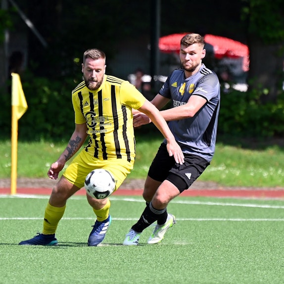 20.08.2023, Fussball-SV Schlebusch-Spich
links: Sebastian Bamberg (Schlebusch)
Foto: Uli Herhaus