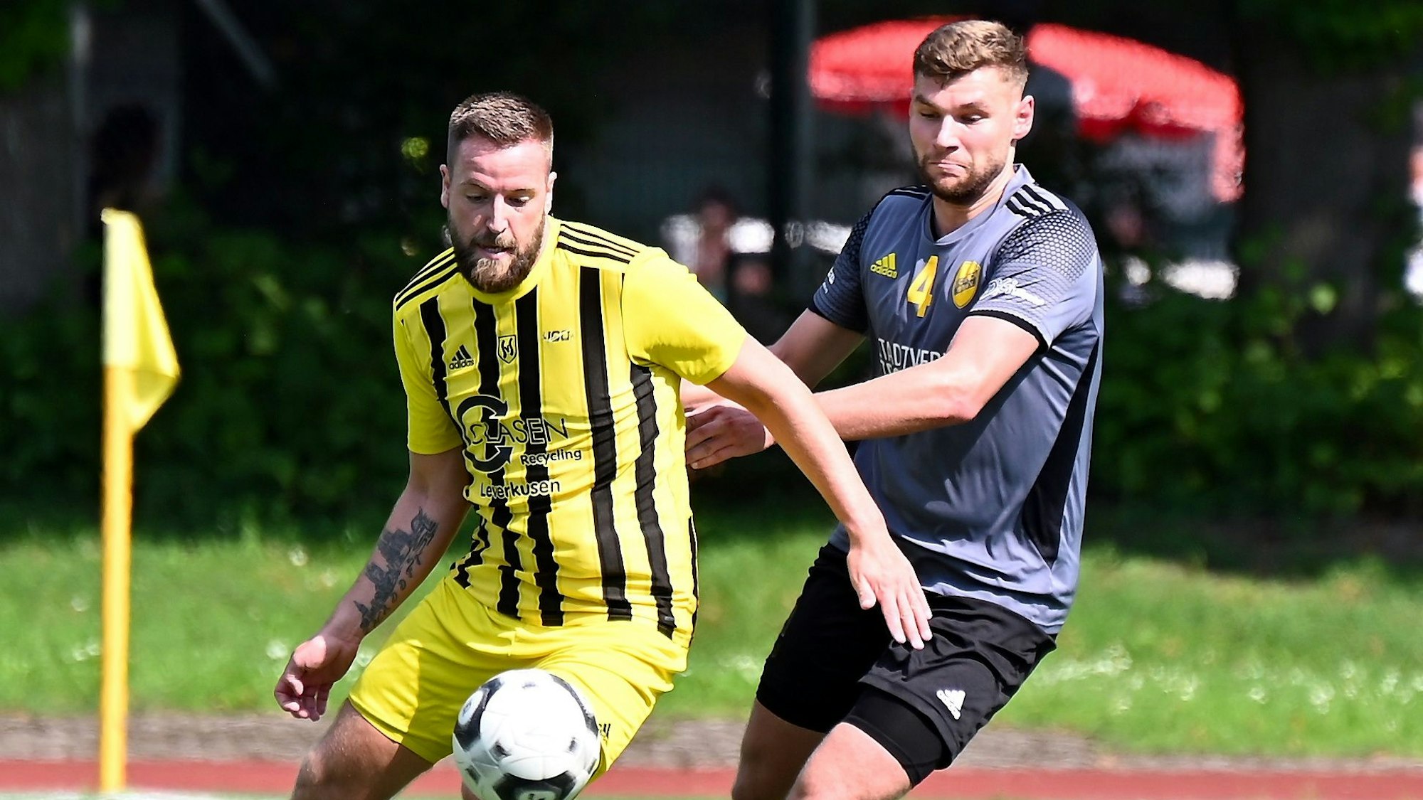 20.08.2023, Fussball-SV Schlebusch-Spich
links: Sebastian Bamberg (Schlebusch)
Foto: Uli Herhaus