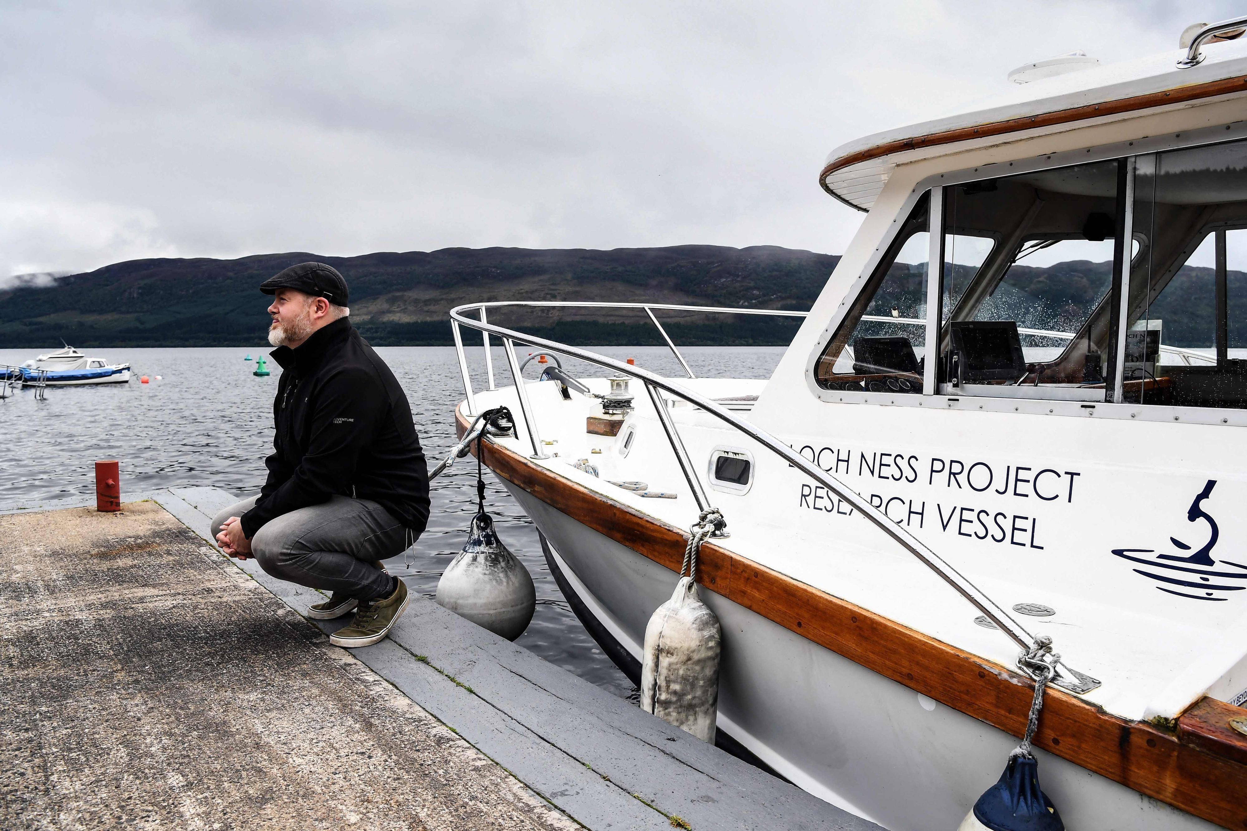 Alan McKenna, Projektleiter der Suche am Loch Ness