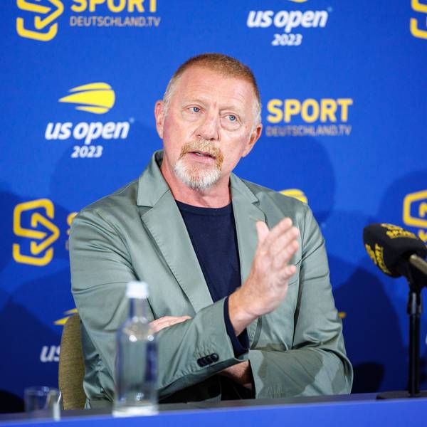 08.08.2023, Bayern, München: Tennis, Medienrunde mit Experten und Kommentatoren zur Übertragung der US Open 2023 in New York von Sportdeutschland.TV: