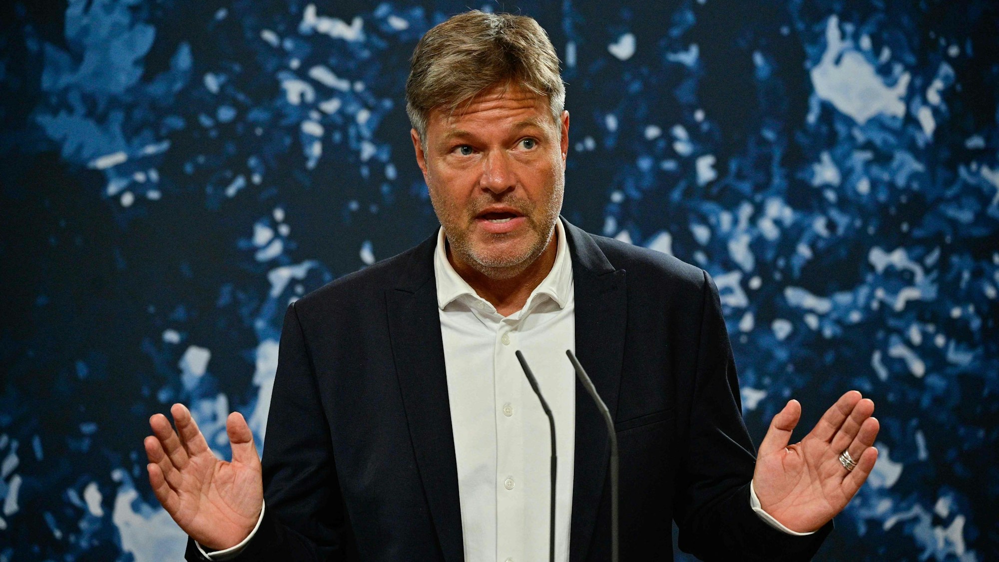 Der deutsche Minister für Wirtschaft und Klimaschutz Robert Habeck