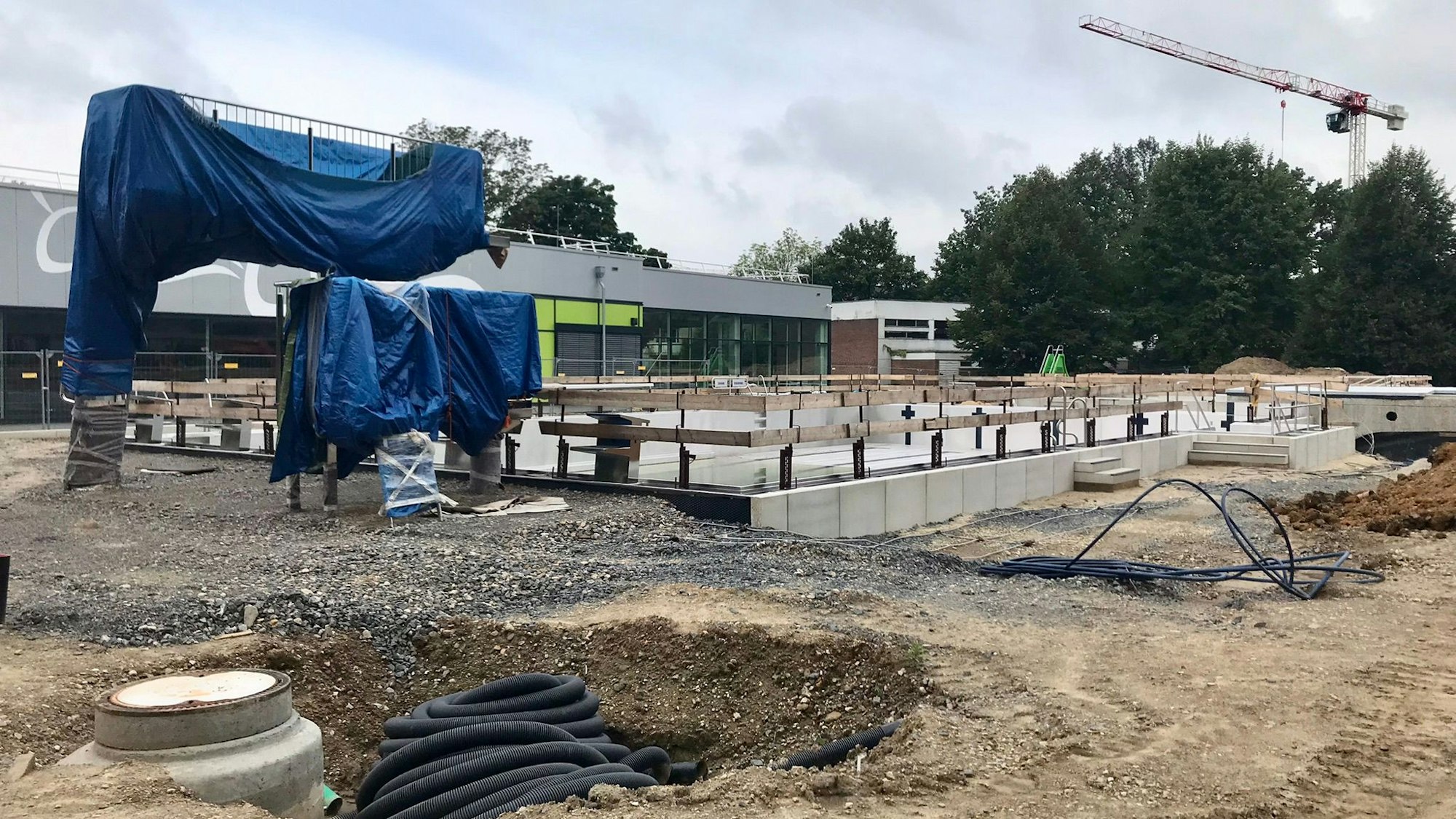 Baustelle Freibad Leichlingen