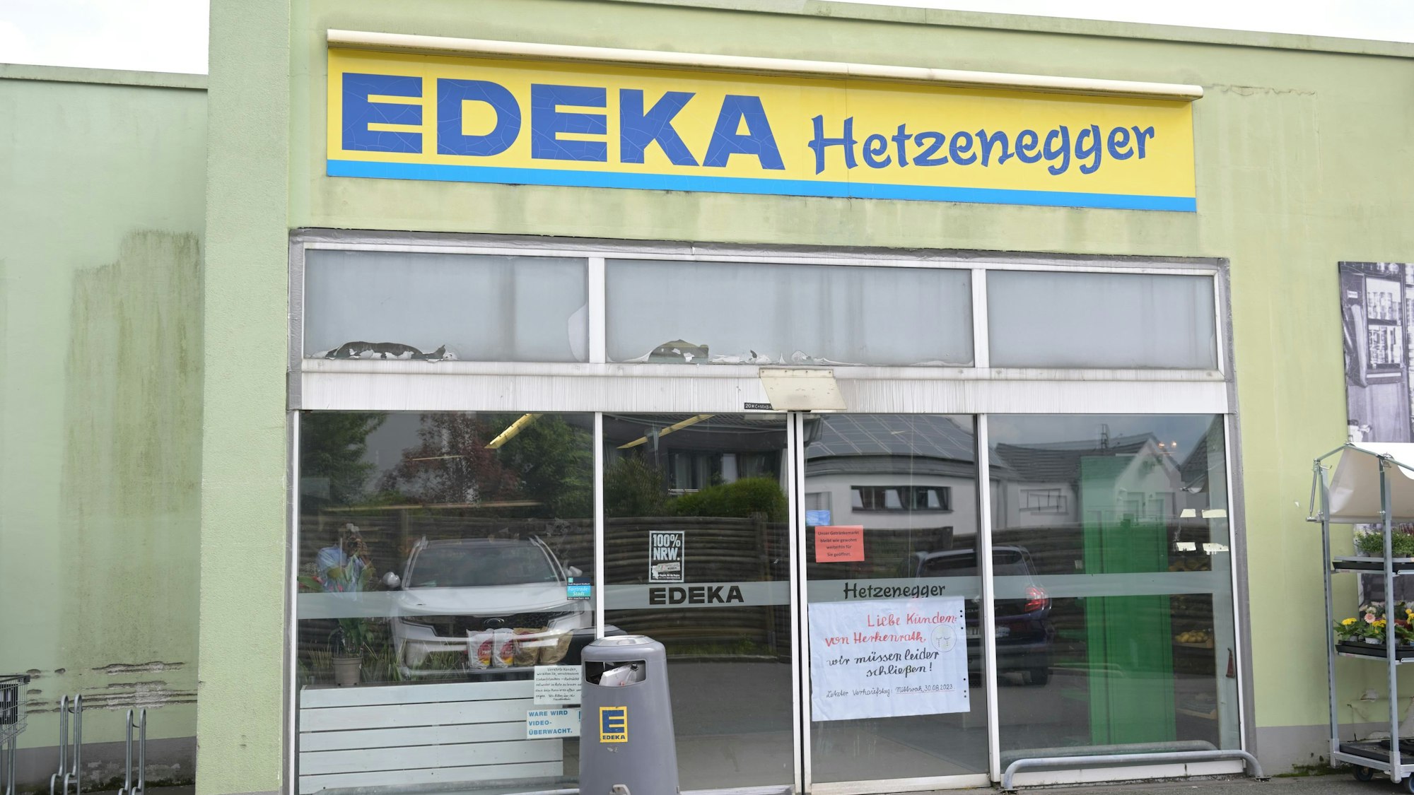 Das Foto zeigt der Edeka.Markt in Herkenrath.