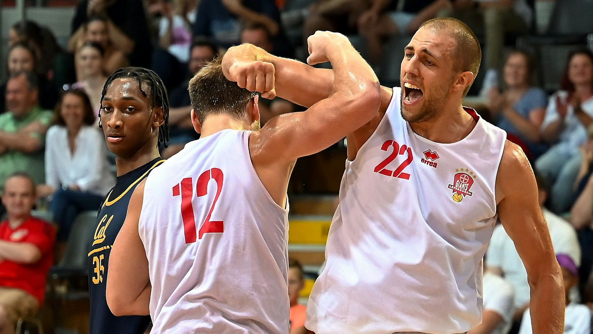 20.08.2022, Basketball-Bayer-California Golden Bears
Dennis Heinzmann (Bayer)
Foto: Uli Herhaus