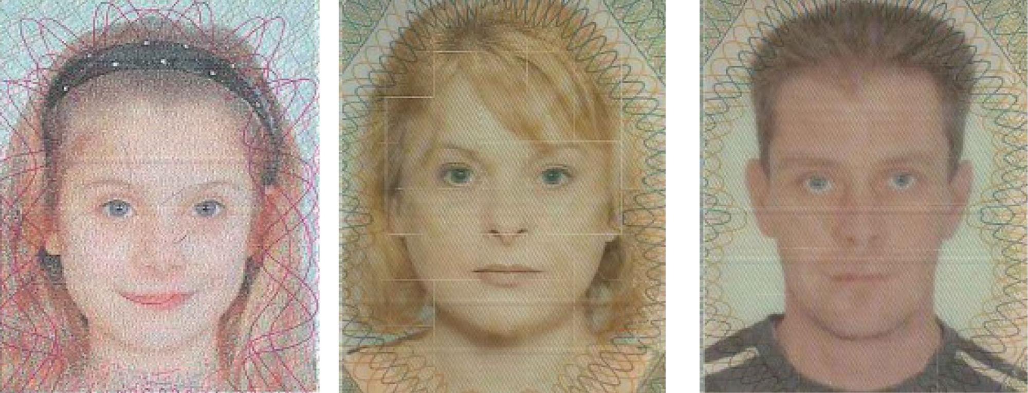 Mit einem Plakat - hier ein Ausschnitt - bat die Polizeiinspektion Harburg 2015 um Mithilfe bei der Suche nach einer dreiköpfigen Familie, die in Drage, einem Dörfchen im Landkreis Harburg (Niedersachsen) wohnte.