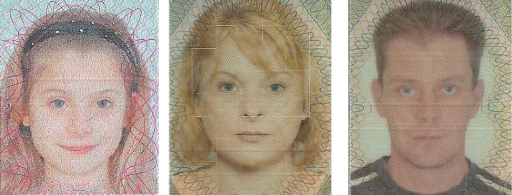 Mit einem Plakat - hier ein Ausschnitt - bat die Polizeiinspektion Harburg 2015 um Mithilfe bei der Suche nach einer dreiköpfigen Familie, die in Drage, einem Dörfchen im Landkreis Harburg (Niedersachsen) wohnte.