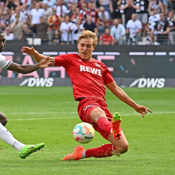 Timo Hübers zeigte vor einem Jahr ein starkes Spiel gegen Frankfurts Kolo Muani.
