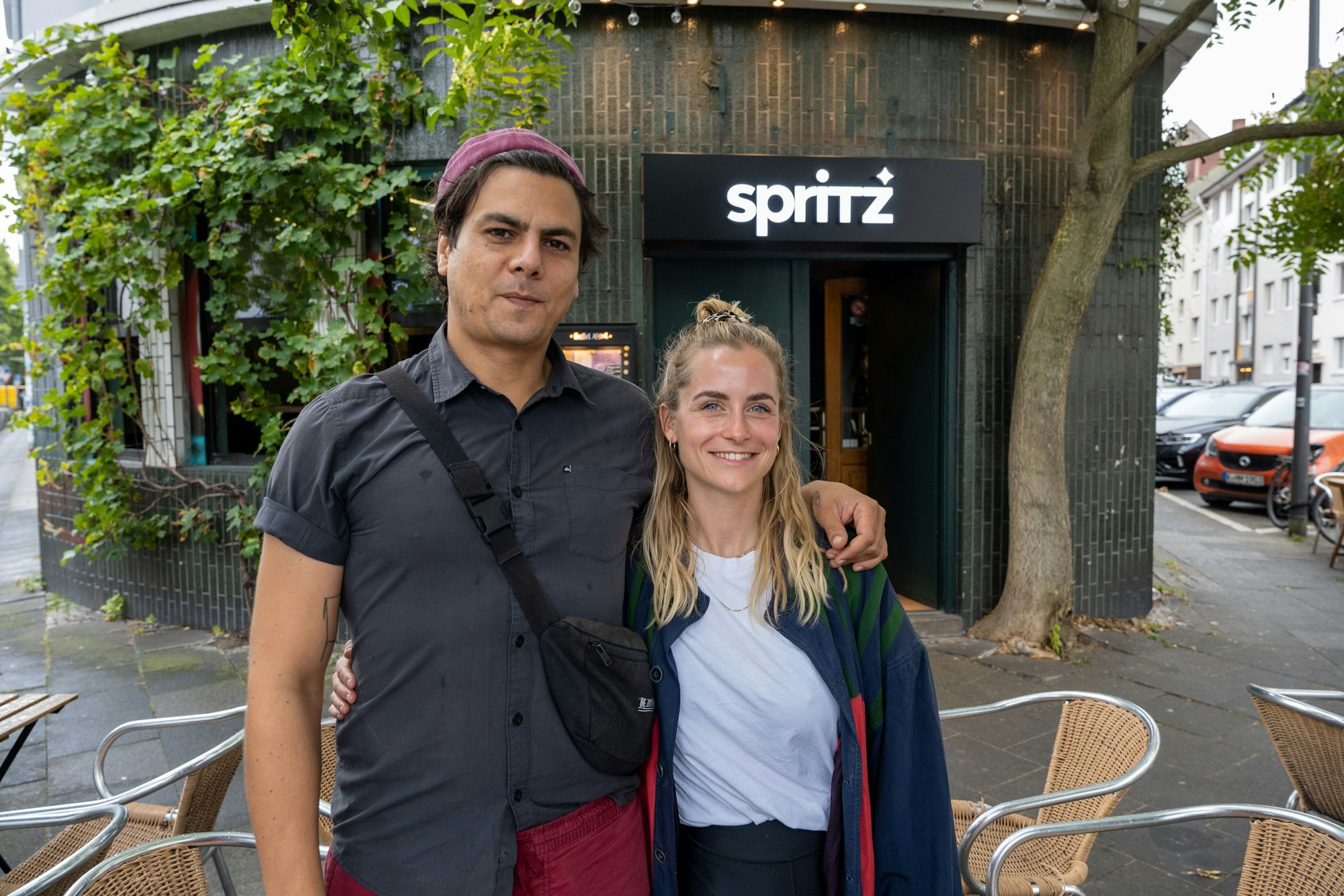 Soufian Zoghlami und Romina Staallekker von der Spritz Bar