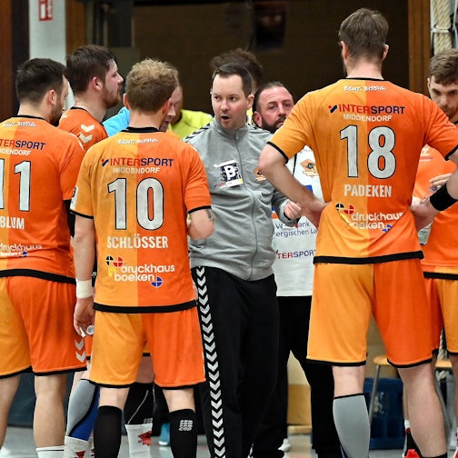 22.04.2023, Handball-Bergische Panther-HSG Rodgau
TR: Marcel Mutz (Panther)
Foto: Uli Herhaus