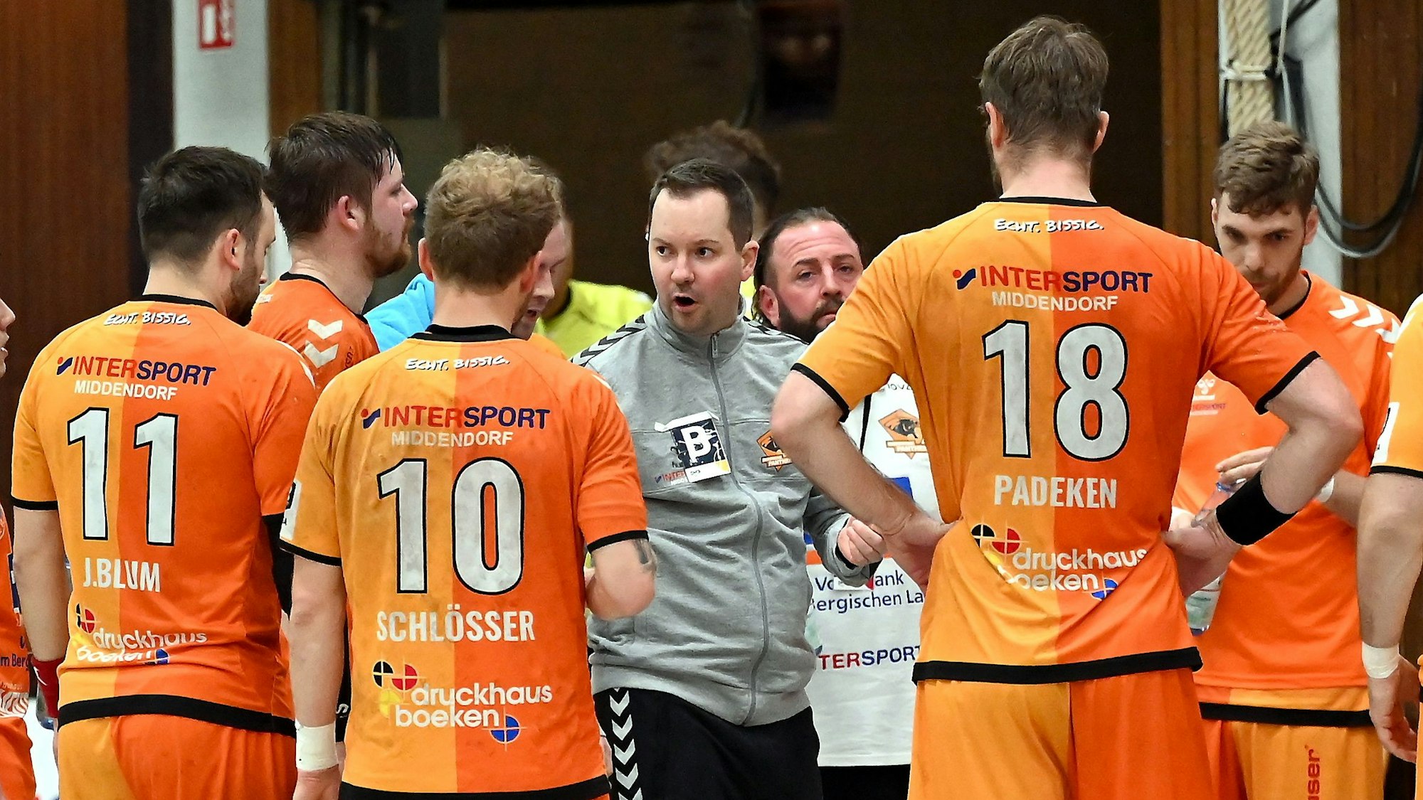 22.04.2023, Handball-Bergische Panther-HSG Rodgau
TR: Marcel Mutz (Panther)
Foto: Uli Herhaus