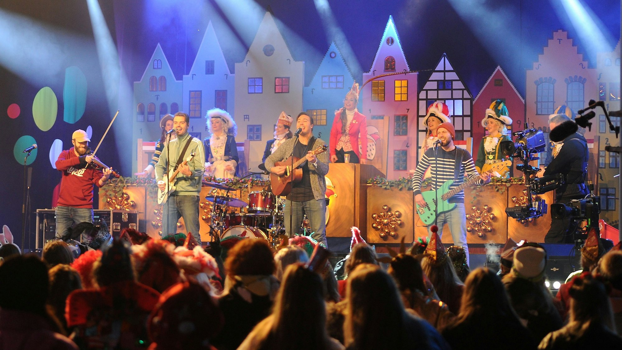 Lupo bei der Aufzeichnung der ZDF-Mädchensitzung in der Session 2022.