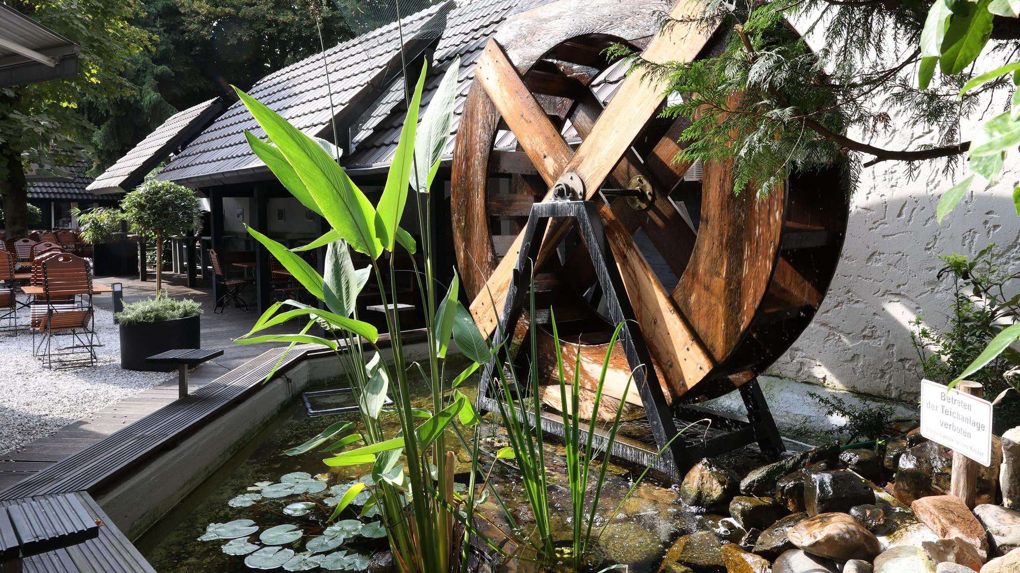 Das Restaurant „Decksteiner Mühle“. Foto: Martina Goyert