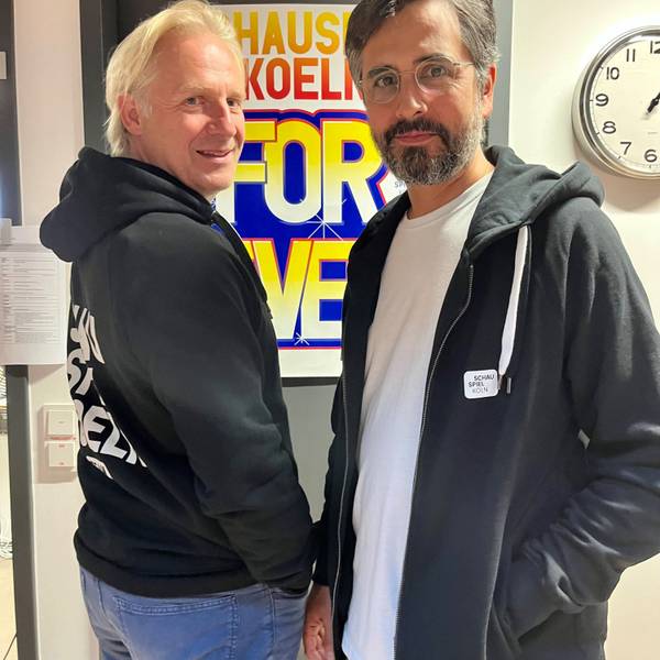Stefan Bachmann (l.), Rafael Sanchez, der scheidende und der Interims-Intendant des Schauspiels Köln