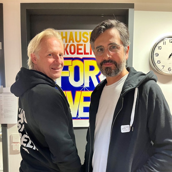 Stefan Bachmann (l.), Rafael Sanchez, der scheidende und der Interims-Intendant des Schauspiels Köln