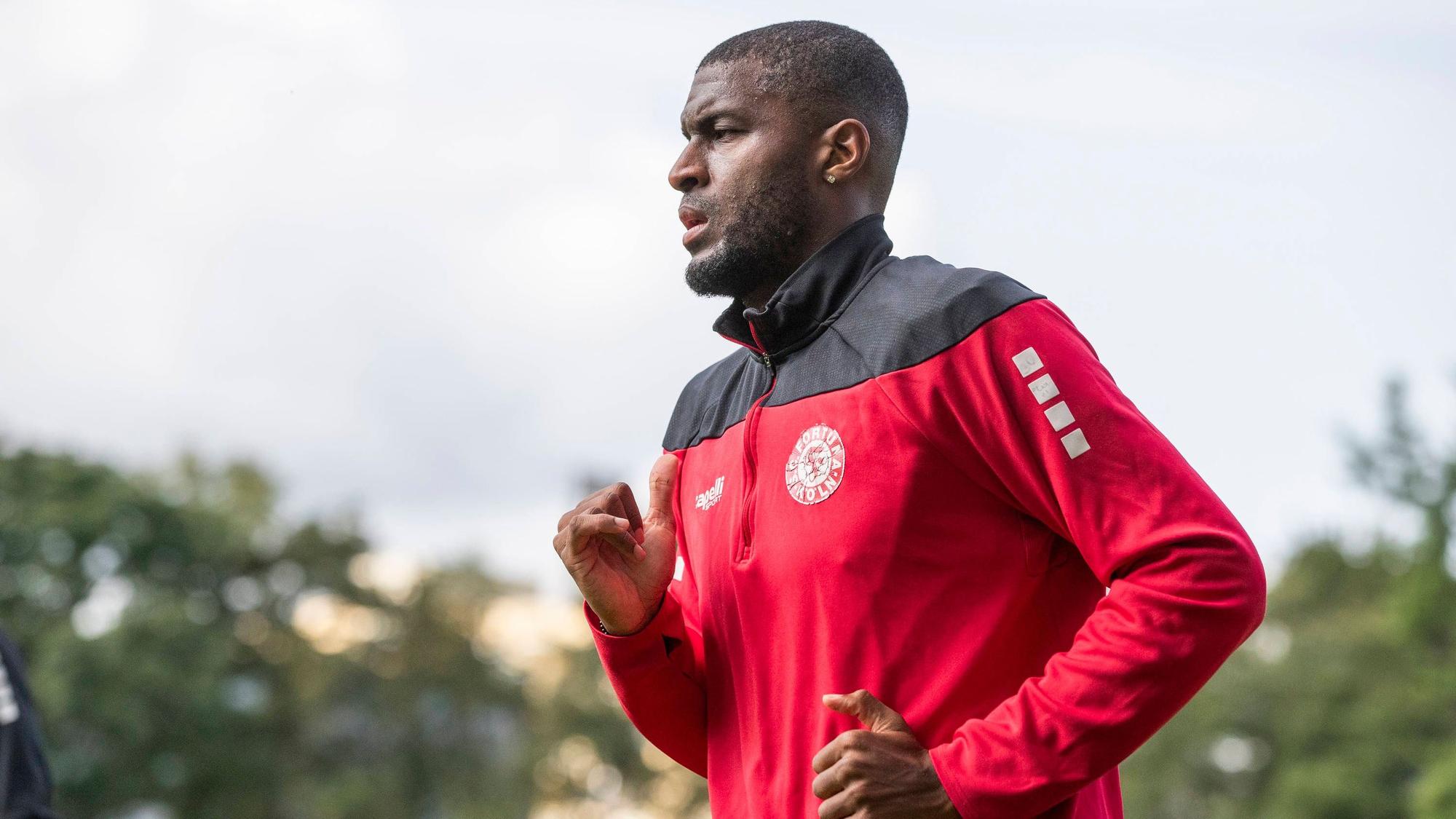 Anthony Modeste im Training bei Fortuna Köln