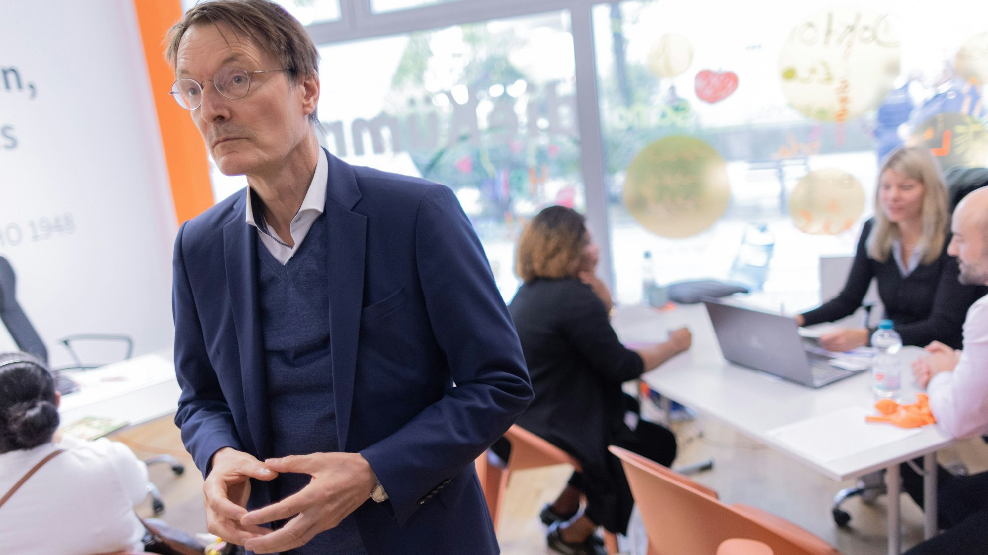 Karl Lauterbach in der „Kümmerei“