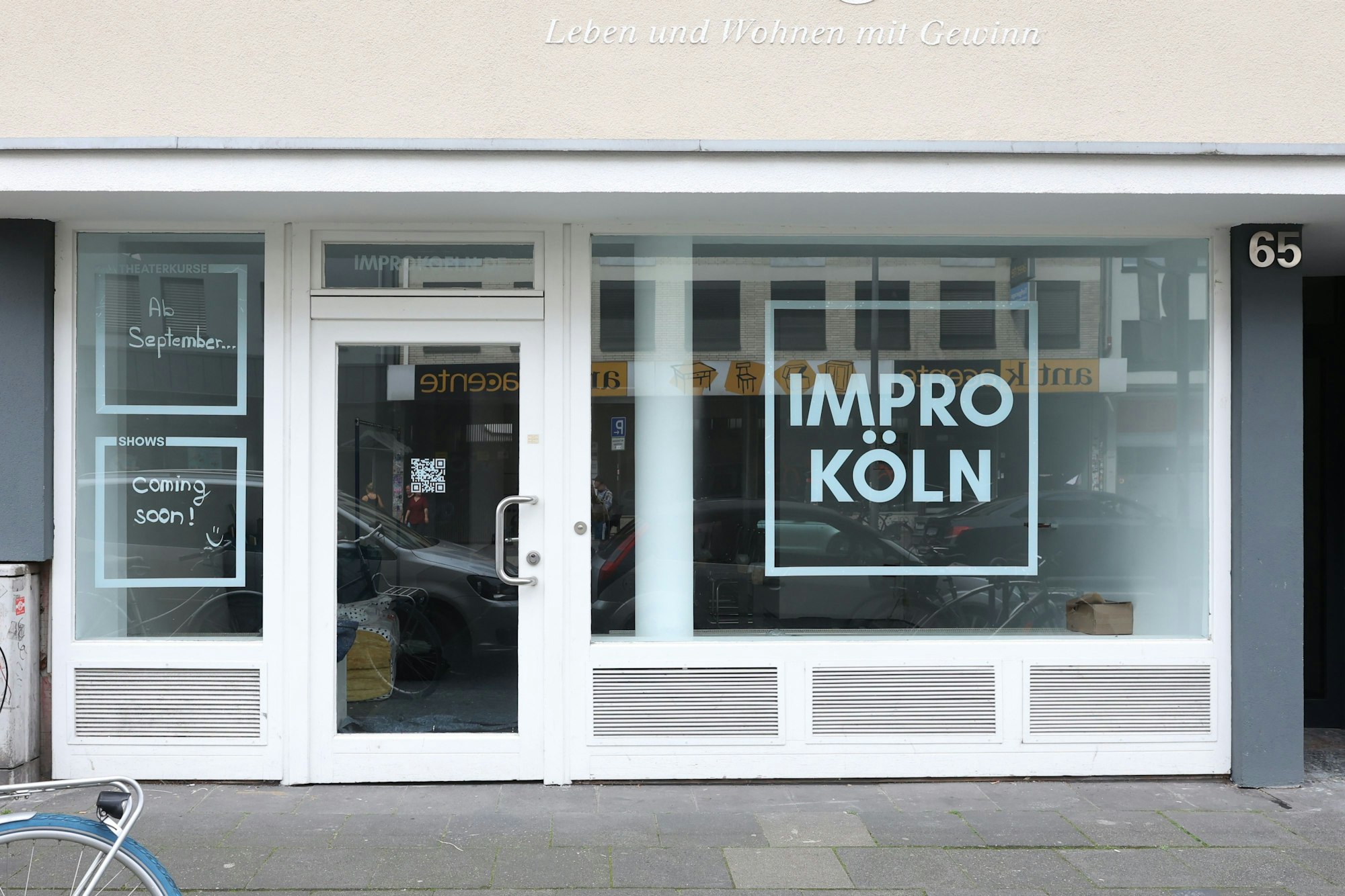 Das Schaufenster des Studio A.