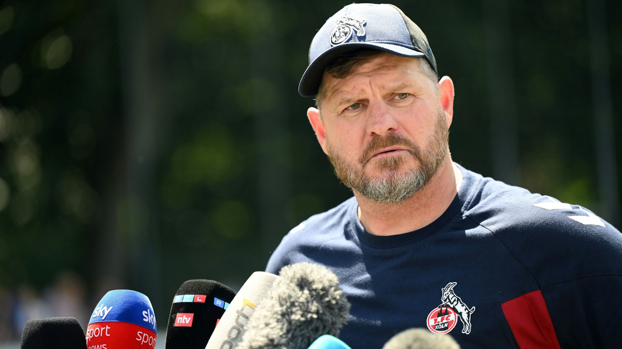 Steffen Baumgart, Trainingsstart 1. FC Köln, am Geißbockheim des 1. FC Köln.