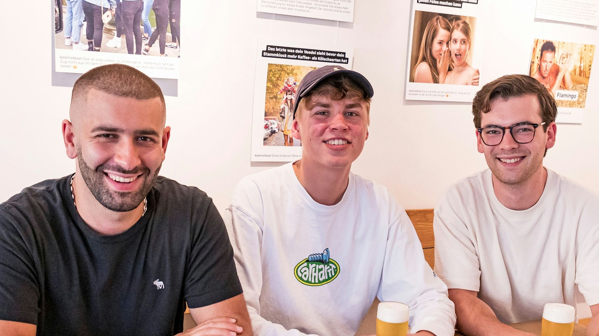 Firat Mercan, Tim Schmitz und Julius Kahleis