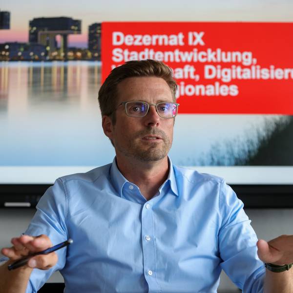 Andree Haack, Wirtschafts- und Stadtentwicklungsdezernent der Stadt Köln