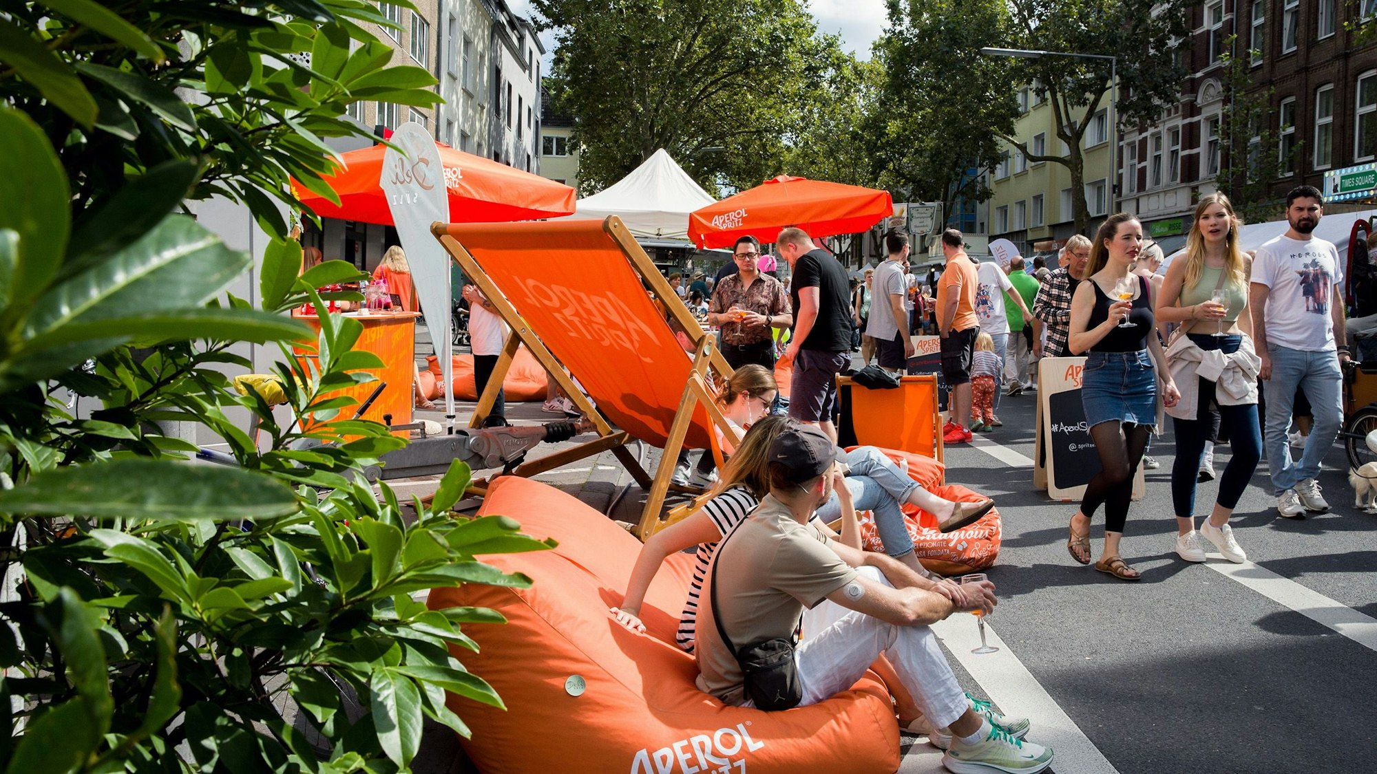 Zahlreiche Besucher auf dem Carrée-Fest.