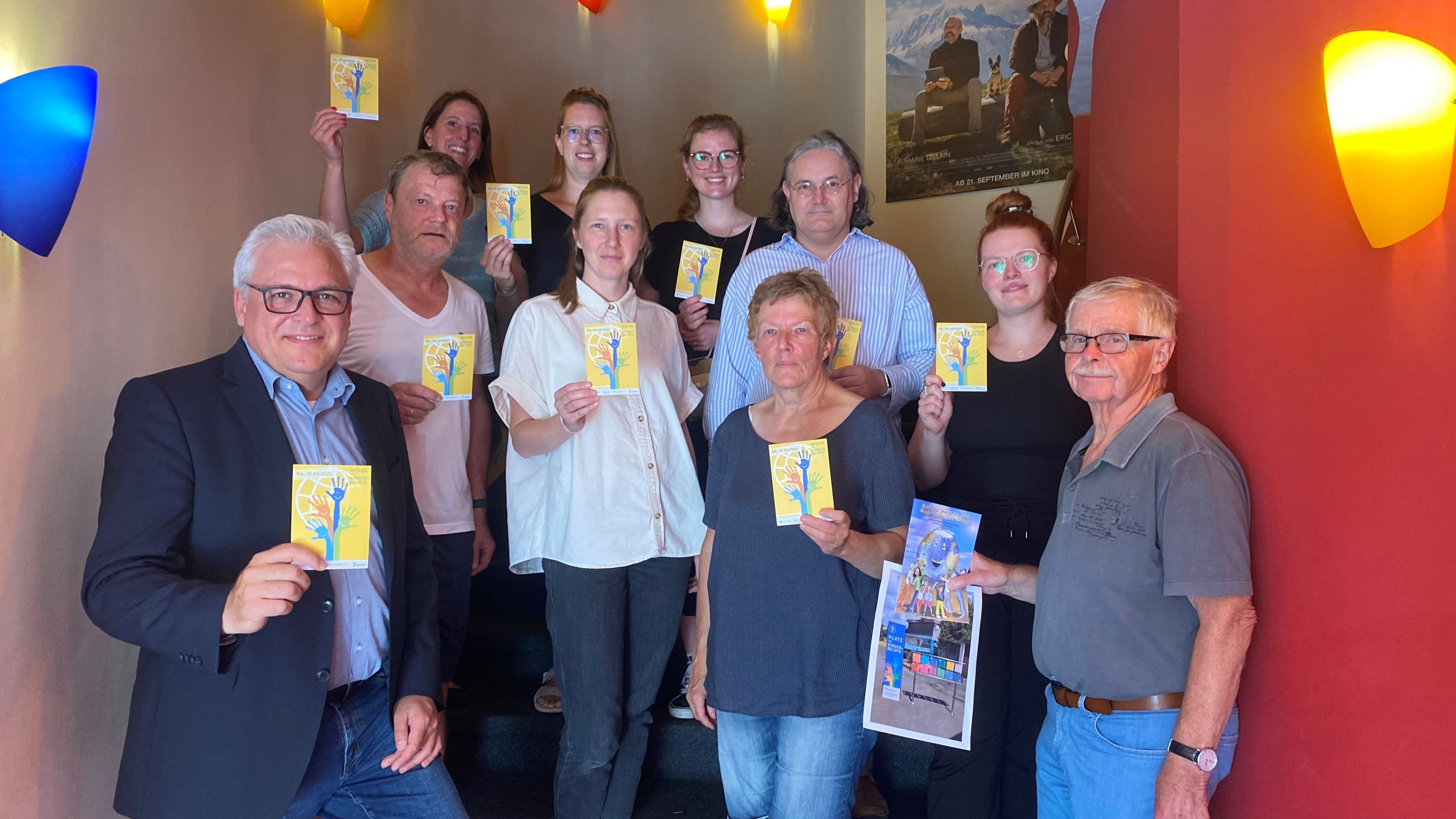 Vertreter der Stadt stellten das Programm der Woche der Kinderrechte in Leverkusen vor.