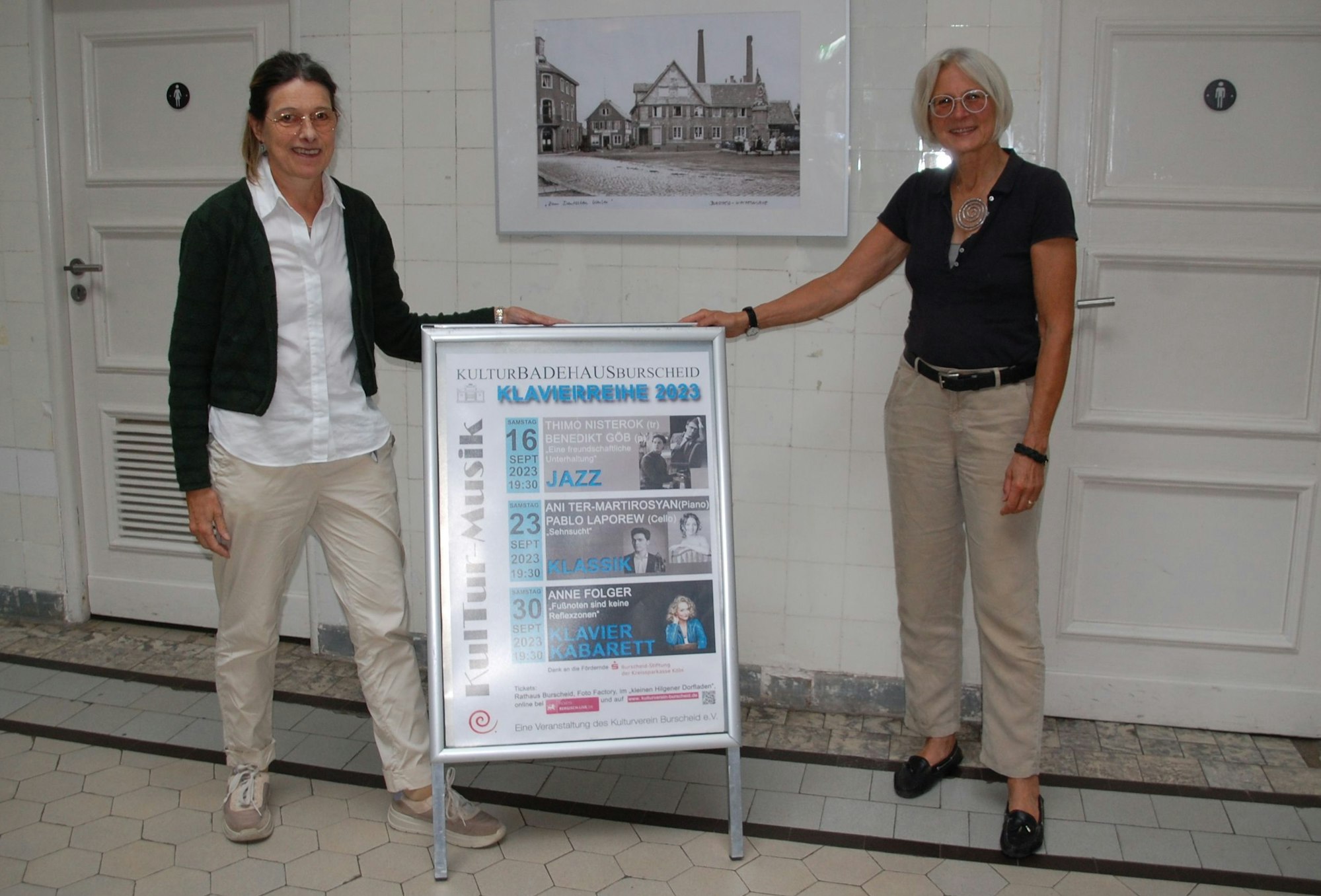Vera Leweke und Jelle von Dryander stellten das Kulturprogramm vor.