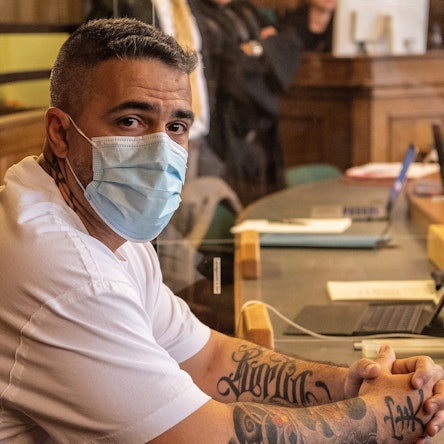 Der Gangster-Rapper Bushido, hier bei einem Prozesstag im August 2020, hat einen Millionen-Prozess gegen seinen früheren Geschäftspartner gewonnen. (Symbolbild)