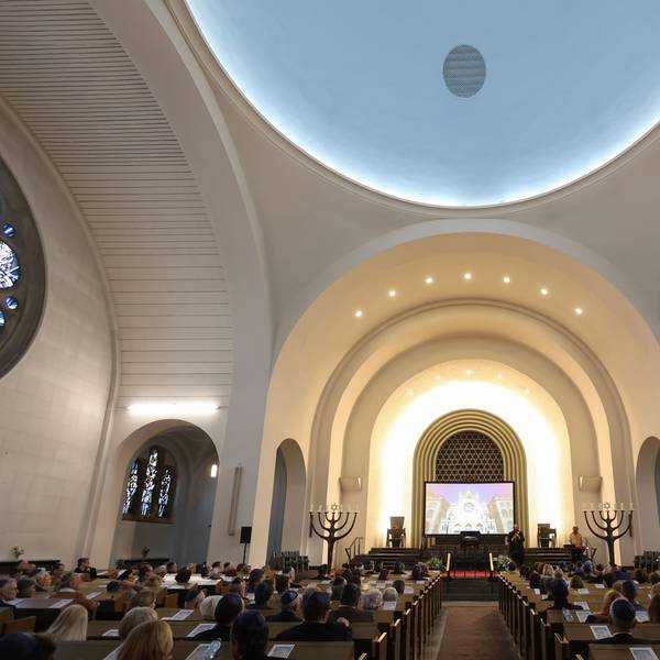 Das Bild zeigt den Jahresempfang der Synagogen-Gemeinde Köln.