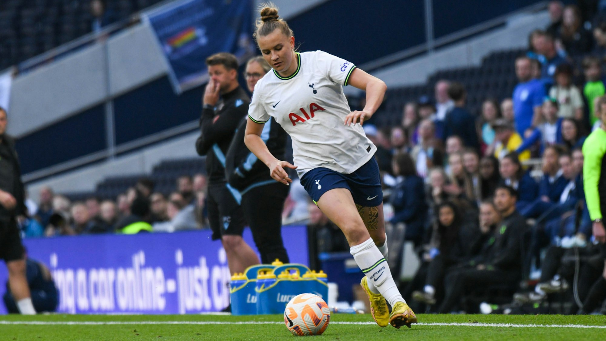 Tottenham, England, May 20th 2023: Nikola Karczewska 9 Tottenham Hotspur in action during the Barclays Womens Super League game between Tottenham Hotspur and Reading at The Tottenham Hotspur Stadium in Tottenham, England. Dylan Clinton/SPP PUBLICATIONxNOTxINxBRAxMEX Copyright: xDylanxClinton/SPPx spp-en-DyCl-DSC_5398